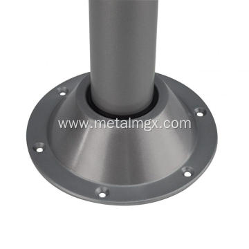 Powder Coated Gray Metal Table Leg Bracket